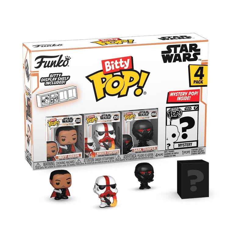 Funko Moff Gideon Star Wars Mandalorian Bitty POP! Vinyl Figure 4 Pack 2,5 cm