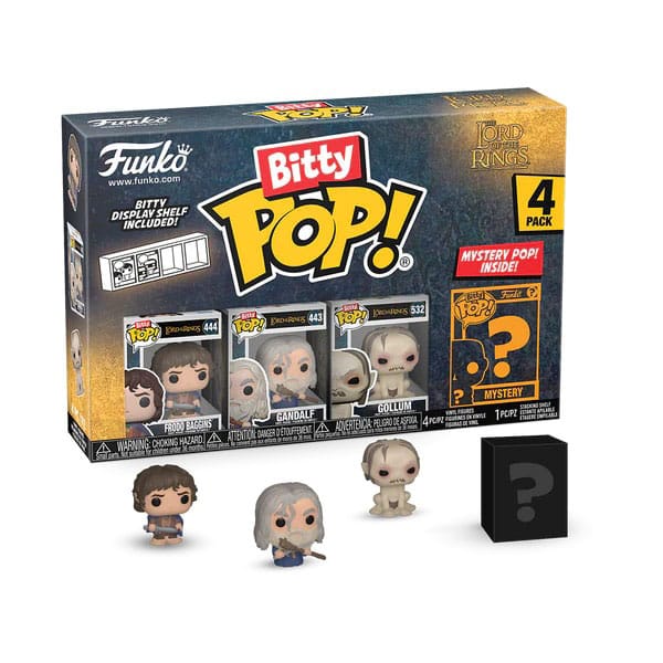 Funko Frodo The Lord of the Rings Bitty POP! Vinyl Figure 4 Pack 2,5 cm