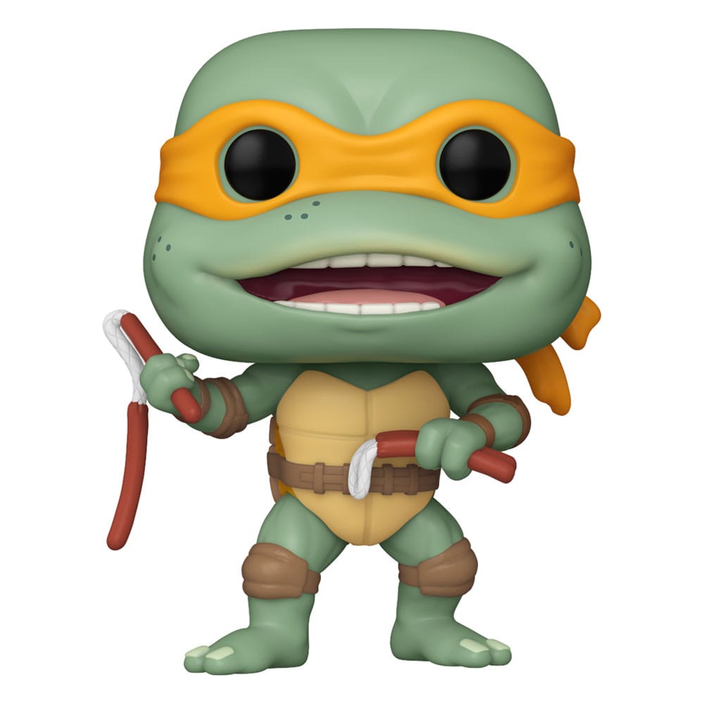 Funko Michelangelo Teenage Mutant Ninja Turtles POP Movies Vinyl Figure Sausage Link Nunchucks 9 cm