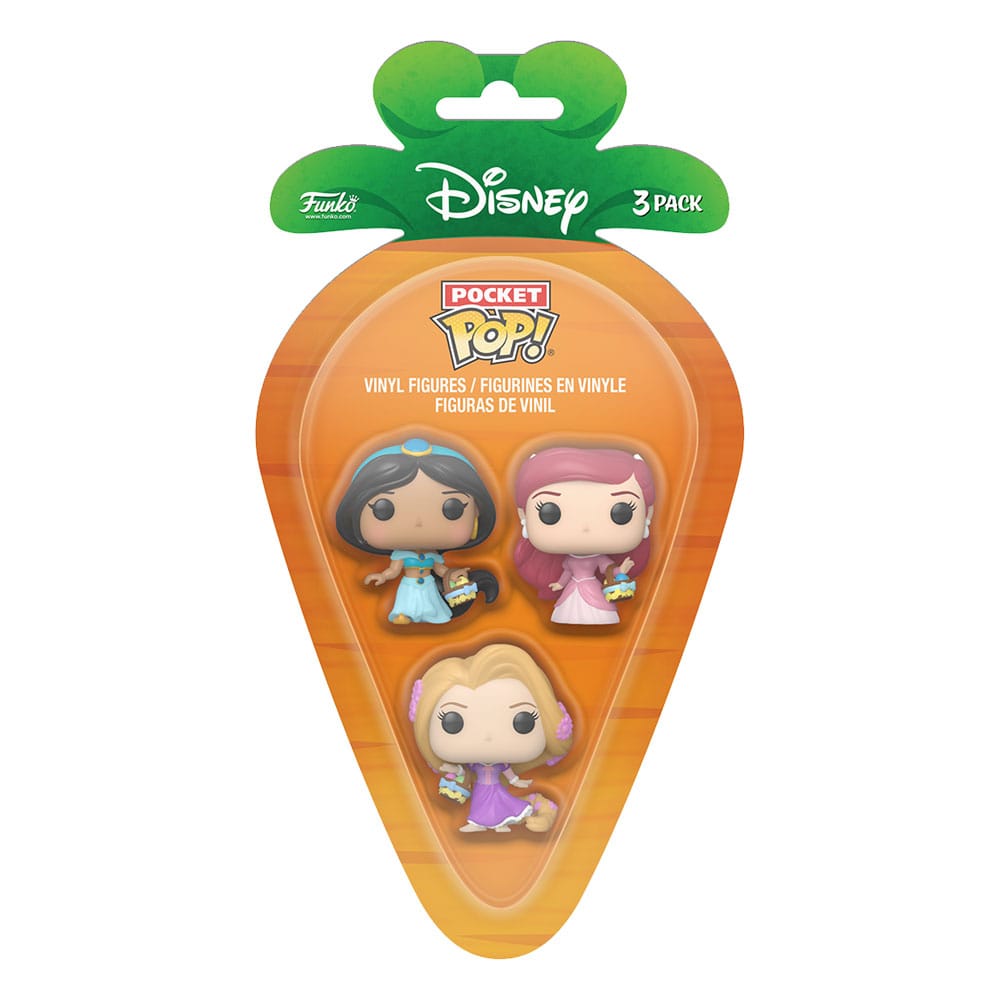 Funko Rapunzel Ariel Jasmine Disney Princess Pocket POP Vinyl Figure 3 Pack