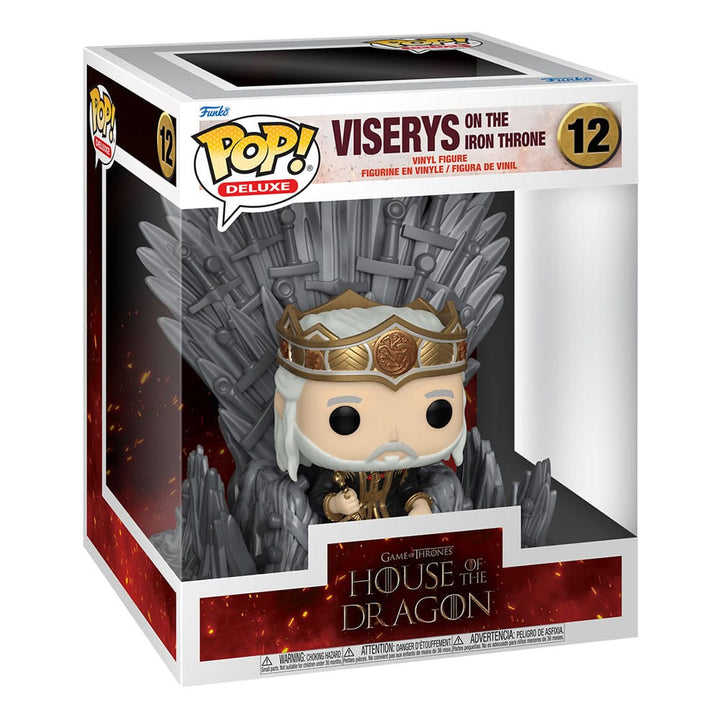 Viserys on Throne House of the Dragon Funko POP! Deluxe Vinyl Figure
