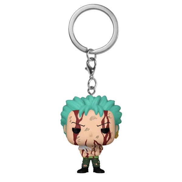 Funko Zoro Nothing Happened One Piece POP Vinyl Keychain 4 cm Display 12