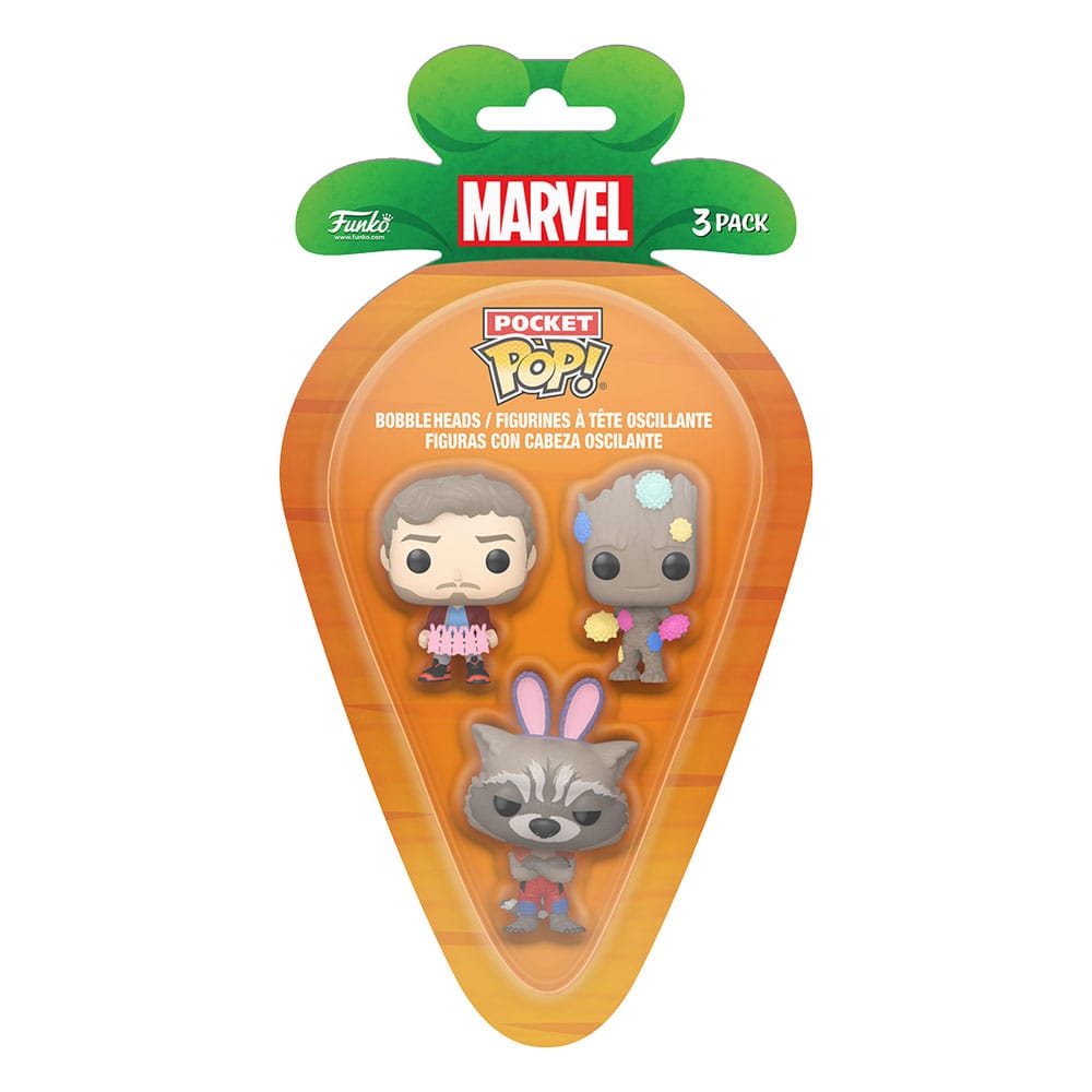 Marvel Guardians of the Galaxy Pocket POP Vinyl Figure 3 Pack 4 cm