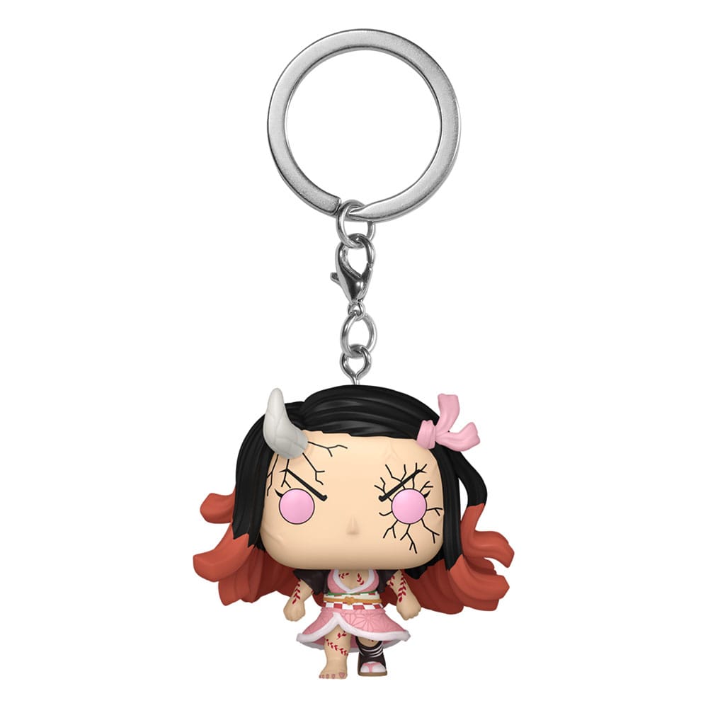 Funko Nezuko Demon Form Demon Slayer Kimetsu no Yaiba POP Vinyl Keychain Display 12 Pack 4 cm