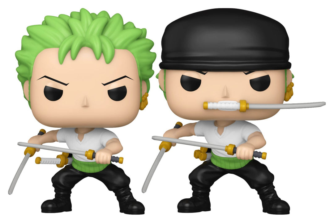 Funko Zoro One Piece POP Animation Vinyl Figure Refresh with Chase 9 cm Assortment 6 Pack