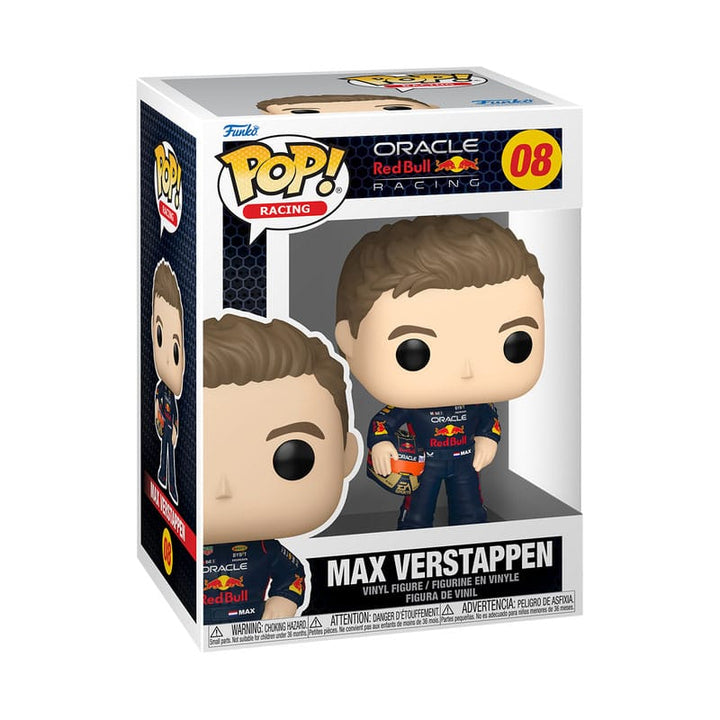 Max Verstappen With Helmet Red Bull Formula 1 Racing Funko POP! Vinyl Figure