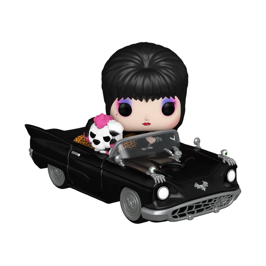 Funko Elvira Elvira POP Rides Deluxe Vinyl Figure with Macabre Mobile 9 cm