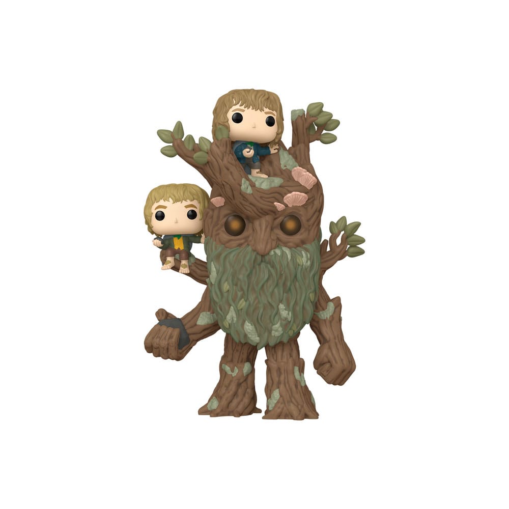 Funko Treebeard The Lord of the Rings Super Sized POP! Animation Vinyl Figure with Mary and Pip 15 cm