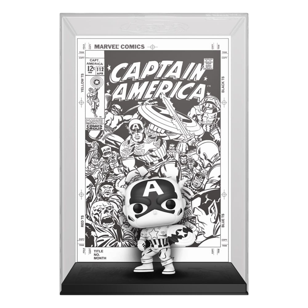 Funko Captain America Marvel 85th Anniversary POP! Comic Cover Vinyl Figure 9 cm