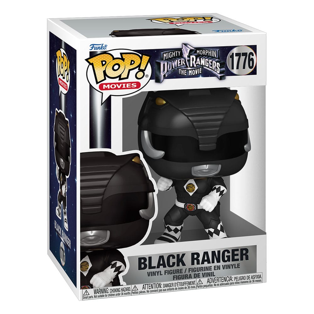 Funko Black Ranger Mighty Morphin Power Rangers The Movie POP Movies Vinyl Figure 9 cmAFunko Black Ranger Mighty Morphin Power Rangers The Movie POP Movies Vinyl Figure 9 cm