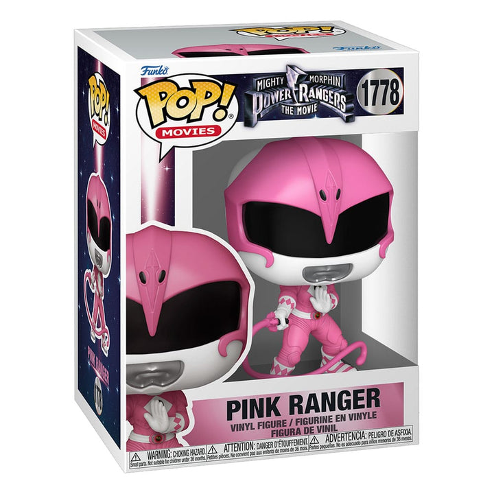 Funko Pink Ranger Mighty Morphin Power Rangers The Movie POP Movies Vinyl Figure 9 cm