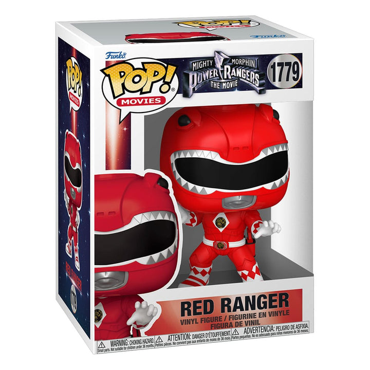 Funko Red Ranger Mighty Morphin Power Rangers The Movie POP Movies Vinyl Figure 9 cm