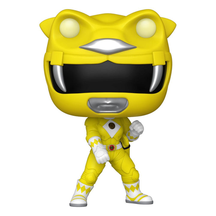 Funko Yellow Ranger Mighty Morphin Power Rangers The Movie POP Movies Vinyl Figure GITD 9 cm