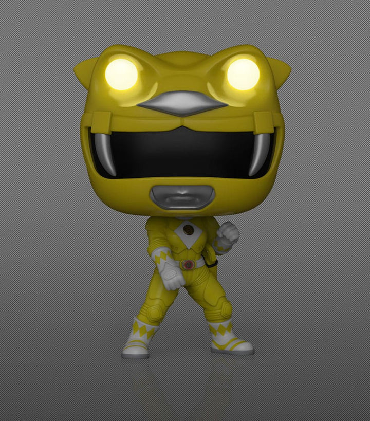 Funko Yellow Ranger Mighty Morphin Power Rangers The Movie POP Movies Vinyl Figure GITD 9 cm