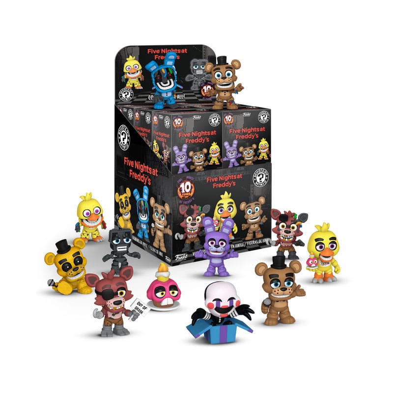 Funko Five Nights at Freddy's FNAF Mini Figures 10th Anniversary Display 12 Pack 5 cm