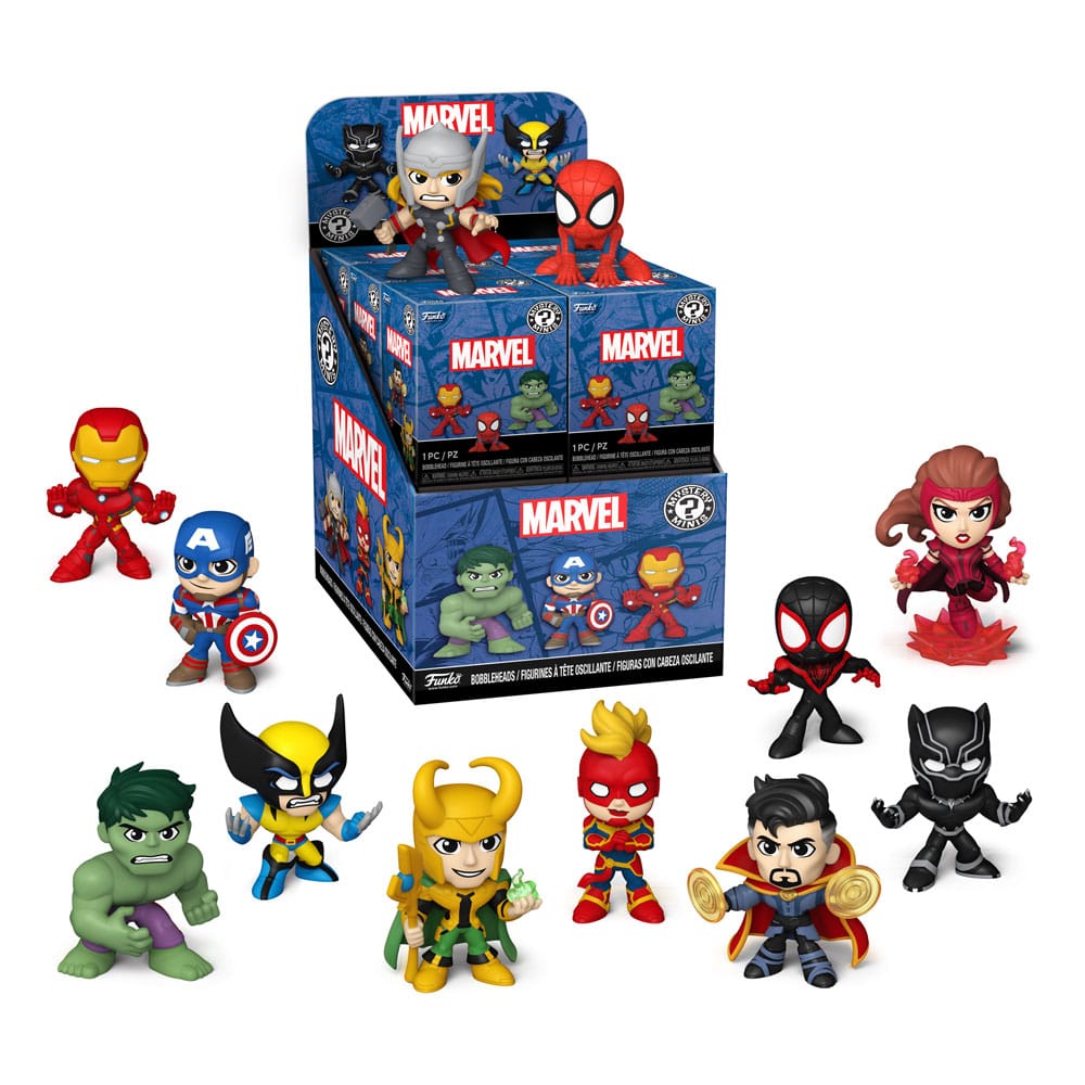 Funko Marvel Mini Figures New Classics Display 12 Pack 5 cm