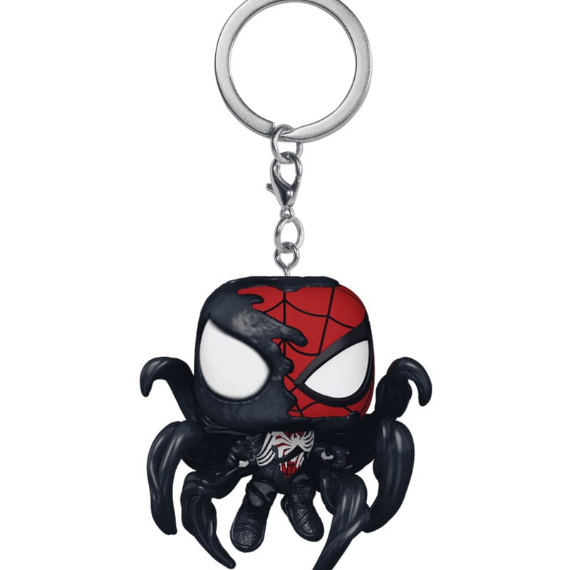 Marvel Spider Man Advanced Suit 20 Symbiote Takeover Marvels Spider Man 2 POP Vinyl Keychain Display 12 Pieces 4 cm