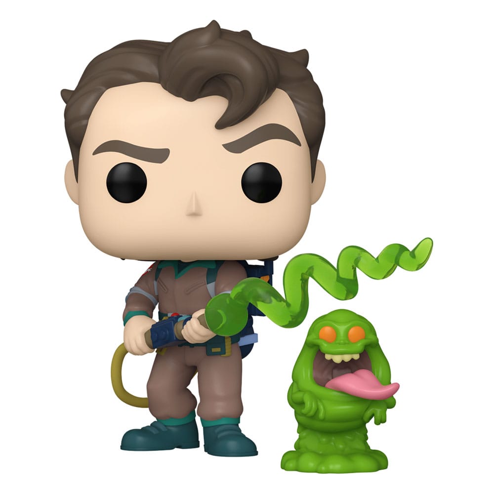 Real Ghostbusters Venkman Real Ghostbusters POP Buddy Vinyl Figure w Slimer 9 cm