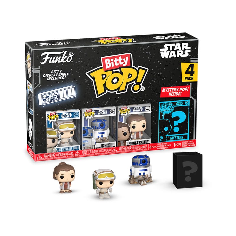 Funko Luke Skywalker Star Wars Bitty POP! Vinyl Figure 4 Pack 2,5 cm