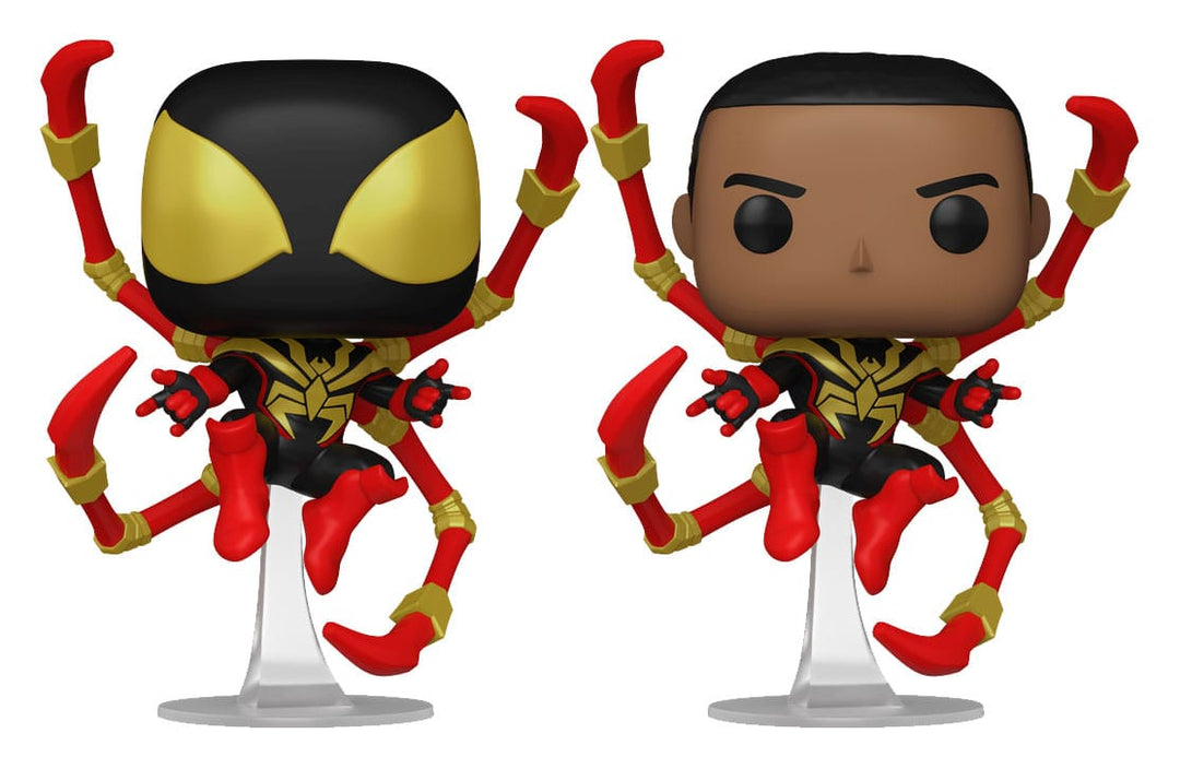 Funko Miles Morales Spider Man Comics POP! TV Vinyl Figure with Chase 9 cm Assortment 6 Pack