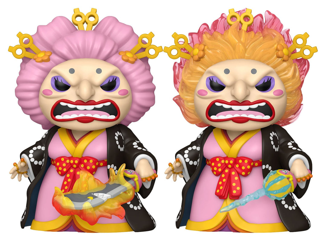Funko Big Mom One Piece POP! Super Animation Vinyl Figure Kimono with Chase 9 cm Assortment 3 Pack