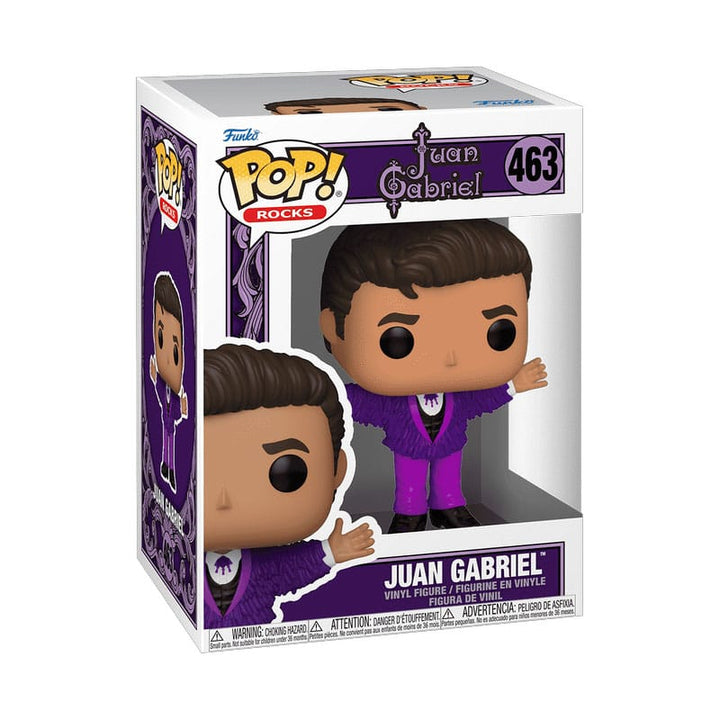 Juan Gabriel Purple Outfit POP Rocks Vinyl Figure 9 cm