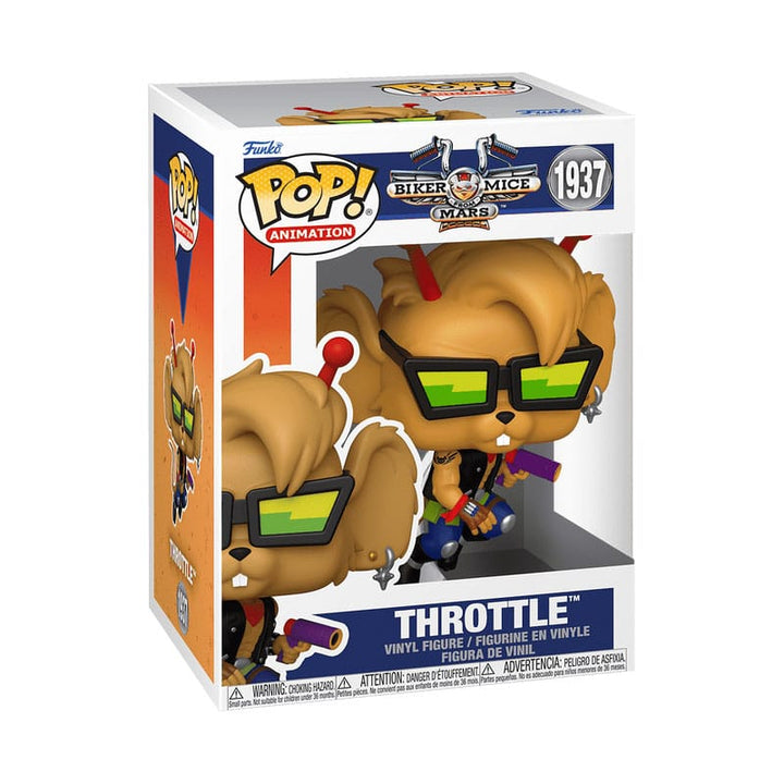 Funko Throttle Biker Mice From Mars POP! Animation Vinyl Figure