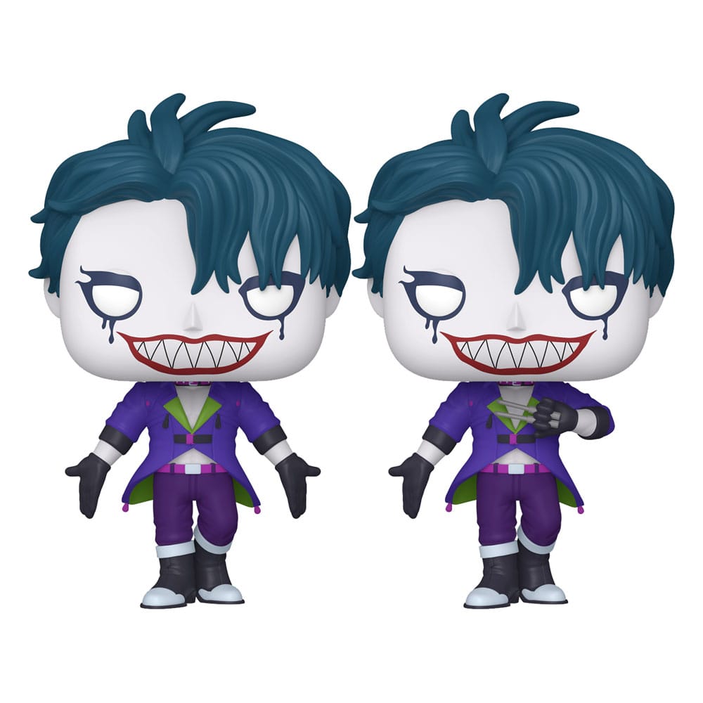Funko Joker Suicide Squad POP! Animation Vinyl Figure with Chase 9 cm Assortment 6 Pack