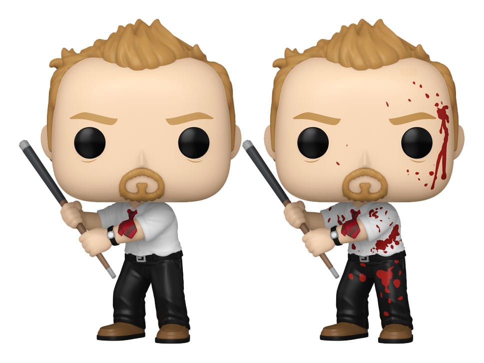 Funko Shaun Shaun of the Dead POP! Animation Vinyl Figure with Chase 9 cm Assortment 6 Pack