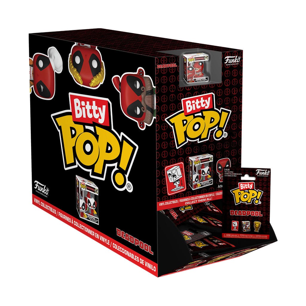 Funko Deadpool Bitty POP! Vinyl Figure Display 32 Pack 2.5 cm
