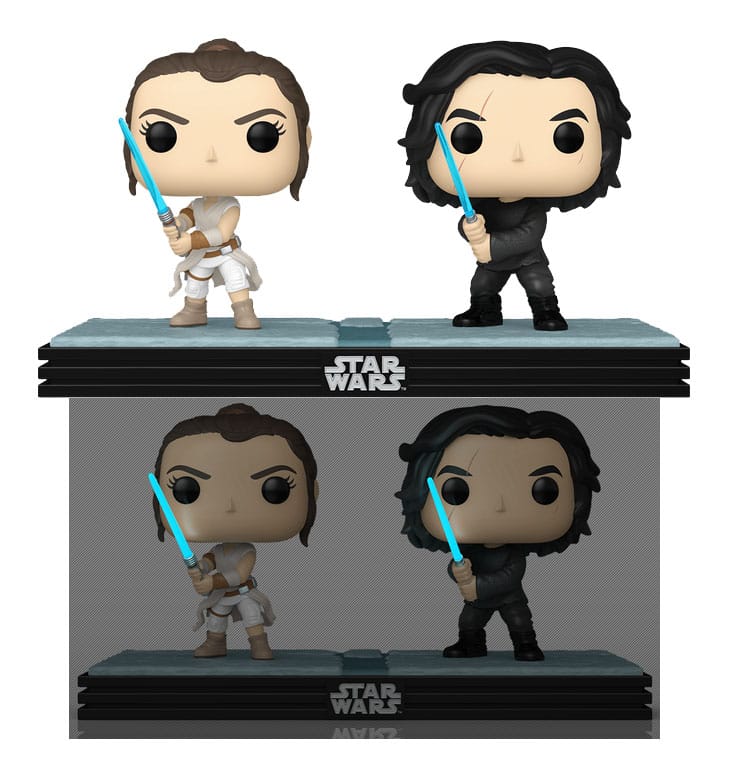 Funko Kylo and Rey Star Wars Movie Moments POP! Vinyl Bobble Head 2 Pack 9 cm
