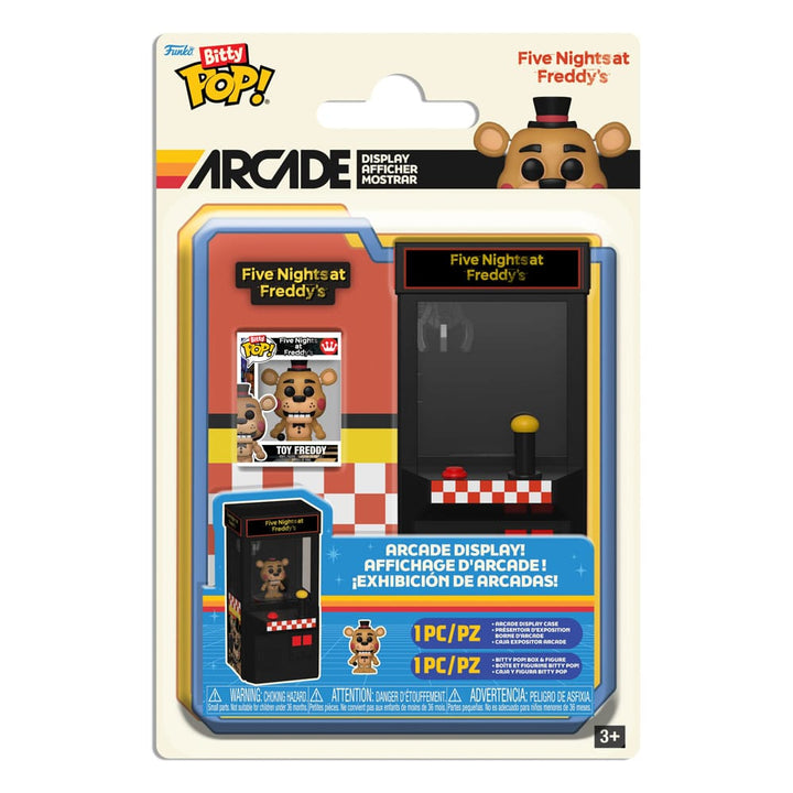 Funko Toy Freddy Five Nights at Freddy's Bitty Pop Arcade Figure