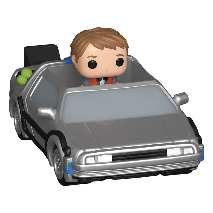 Funko Marty McFly Back to the Future Bitty POP Rides Vinyl Figure Time Machine