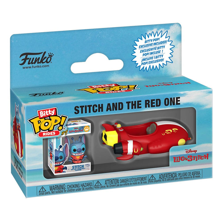 Funko Stitch Lilo and Stitch Bitty POP Rides Vinyl Figure Red One