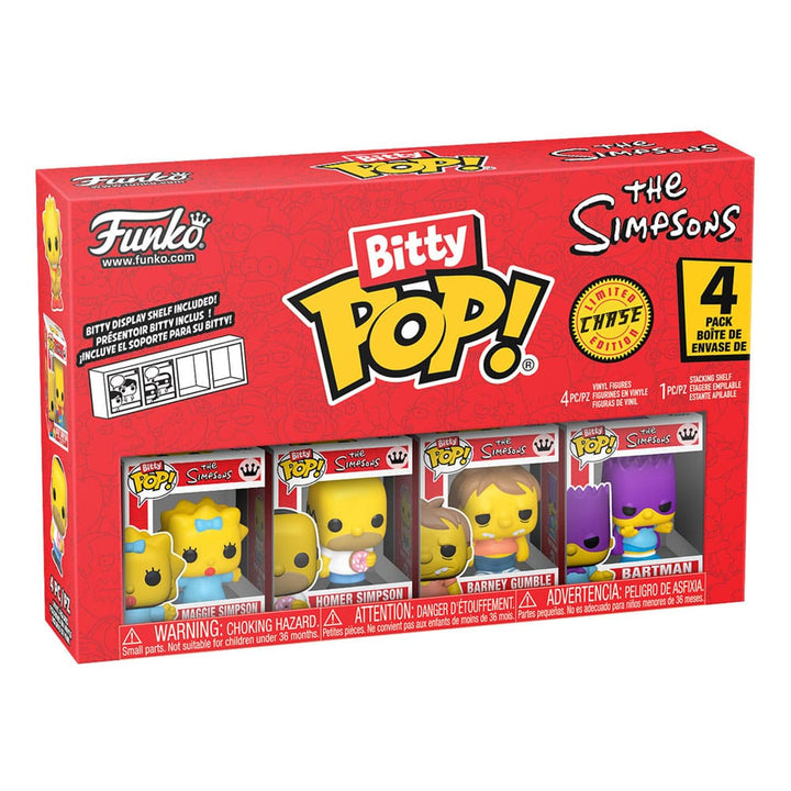 Funko Maggie Simpson Homer Simpson Barney Gumble The Simpsons Bitty POP Series 3 Vinyl Figure 4 Pack