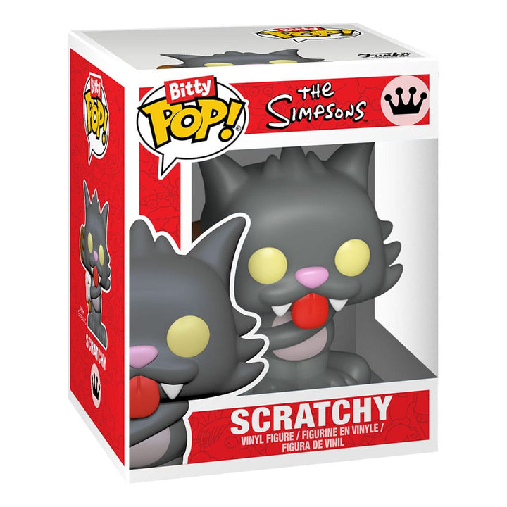 Funko Scratchy Grampa Simpson Lisa Simpson The Simpsons Bitty POP Series 4 Vinyl Figure 4 Pack