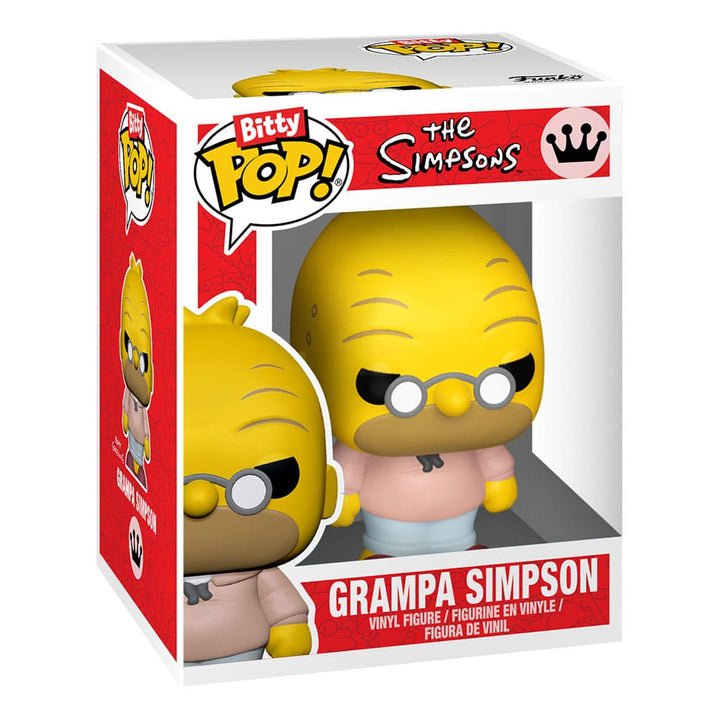 Funko Scratchy Grampa Simpson Lisa Simpson The Simpsons Bitty POP Series 4 Vinyl Figure 4 Pack