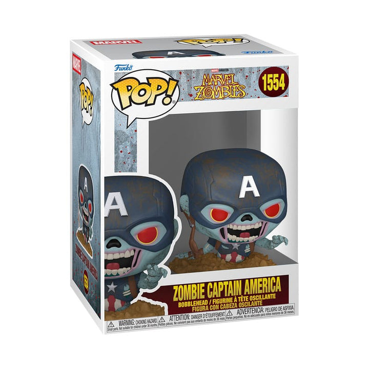 Zombie Captain America Marvel Zombies Funko POP! Vinyl Figure