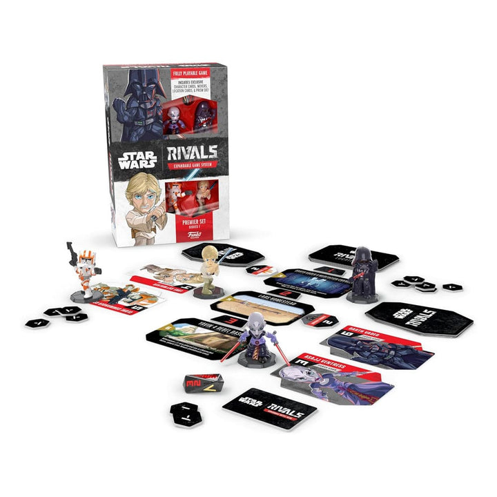Darth Vader vs Luke Skywalker Star Wars Rivals Funko Premier Set Series 1 Card Game (English Version)