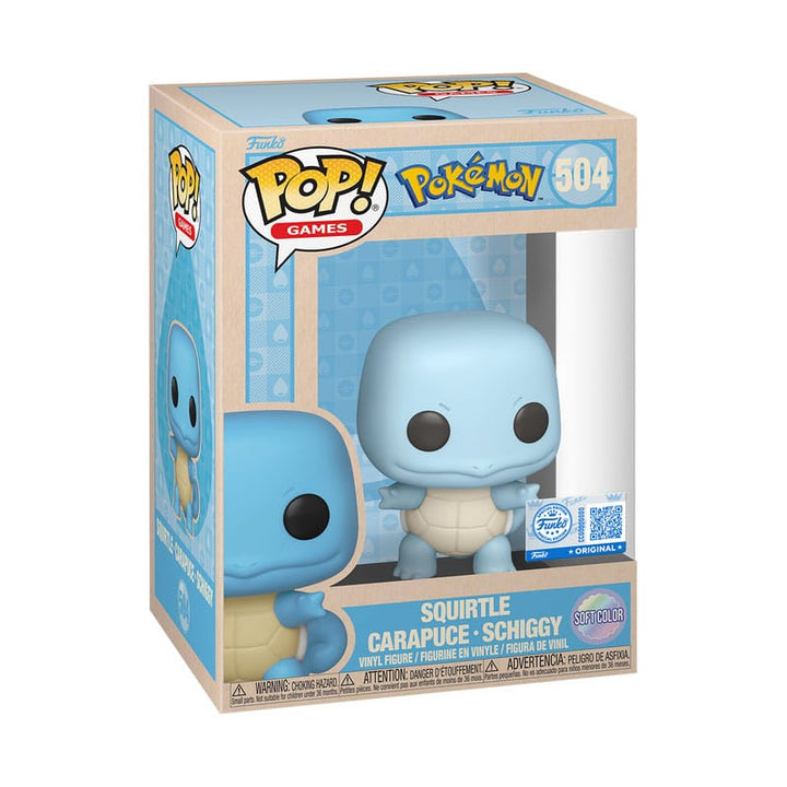 Squirtle Soft Color Pokémon Funko POP! Games Vinyl Figure