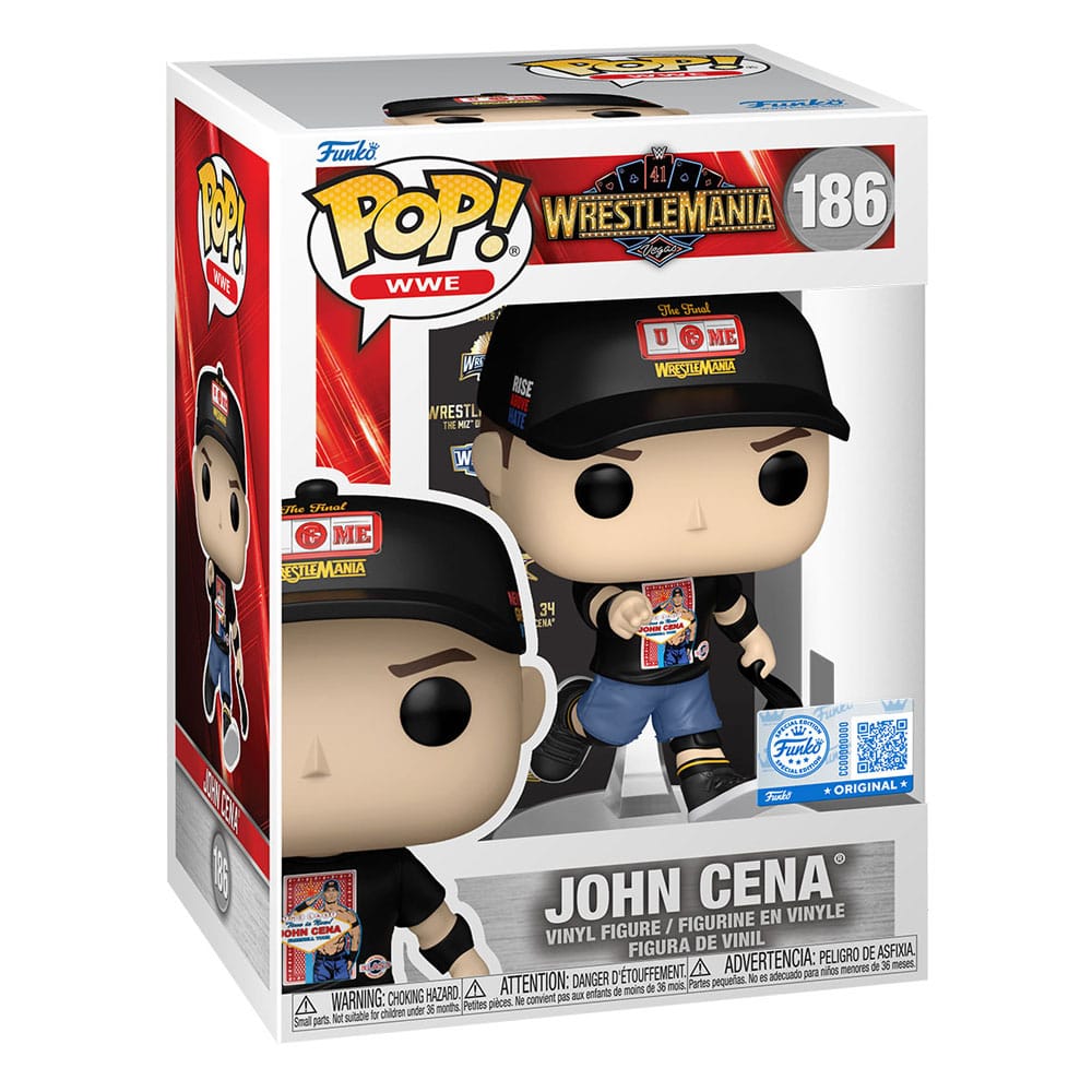 WWE John Cena WrestleMania 41 Funko POP Vinyl Figure 9 cm