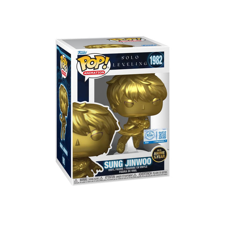 Sung Jinwoo (Gold) Solo Leveling Funko POP! Vinyl Figure Exlcusive Edition