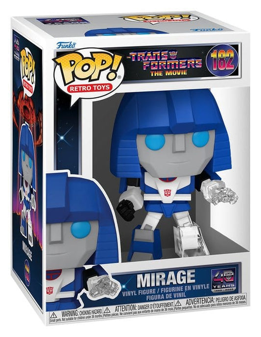 Mirage Transformers Funko Pop! Vinyl Figure boxed view