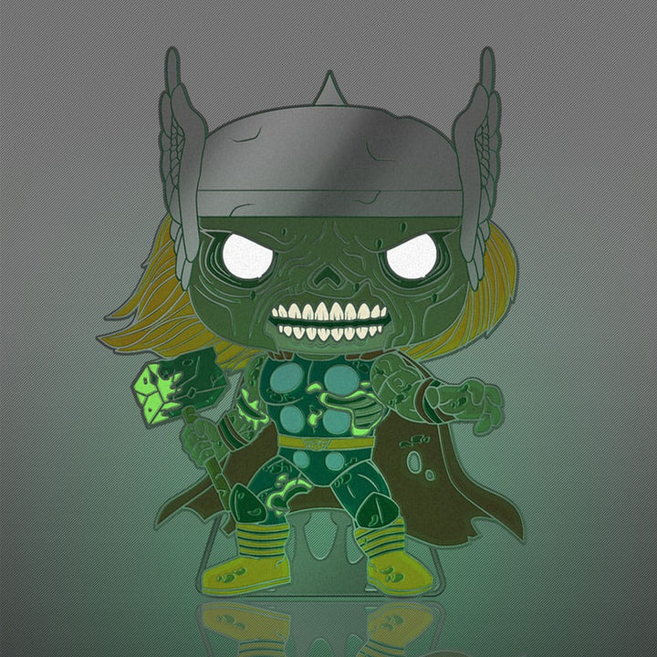 Marvel Zombie Loungefly POP! Enamel Pin Thor (Glow-in-the-Dark)