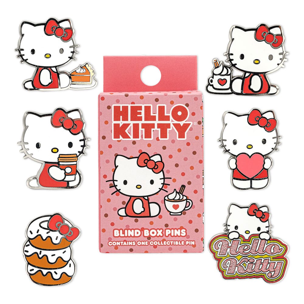 Hello Kitty Characters Hello Kitty POP Enamel Pins Assortment 3 cm Set of 12