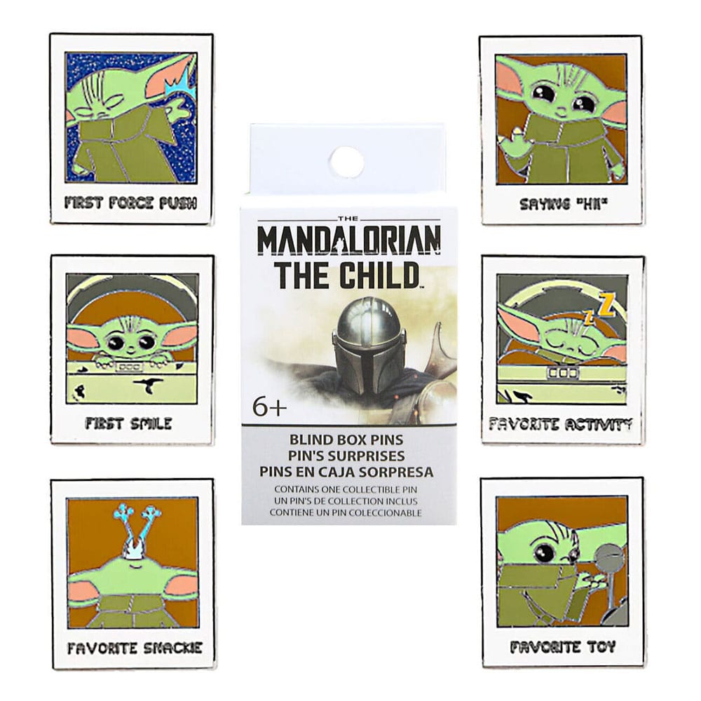 Star Wars The Mandalorian The Child POP Enamel Pins Assortment 3 cm Set of 12