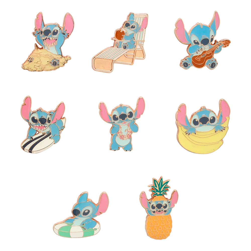 Lilo and Stitch Stitch Summer POP Enamel Pins Assortment 4 cm Set of 24