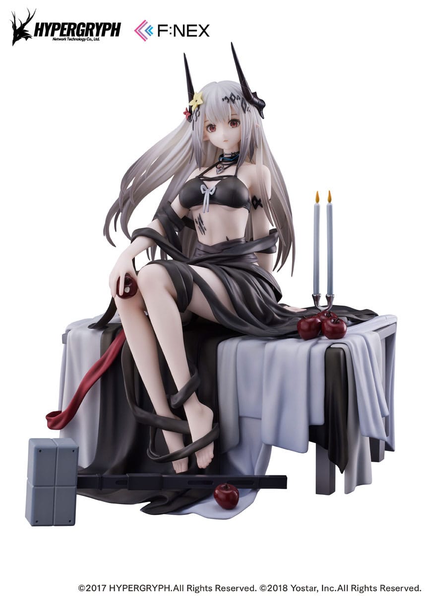 Arknights Mudrock Silent Night DN06 Ver PVC Statue 1 7 Scale 19 cm