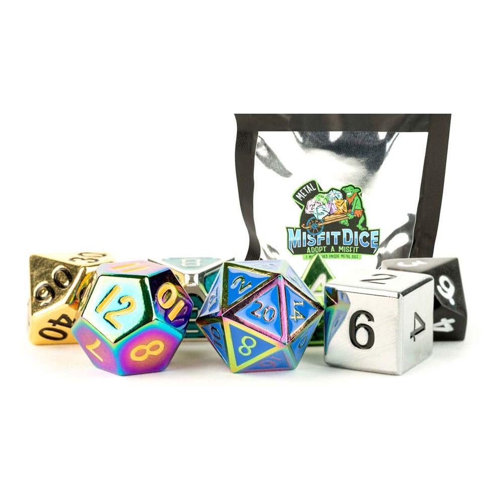 Misfit Dice Set Blind Bag Display Metal Assortment of 12