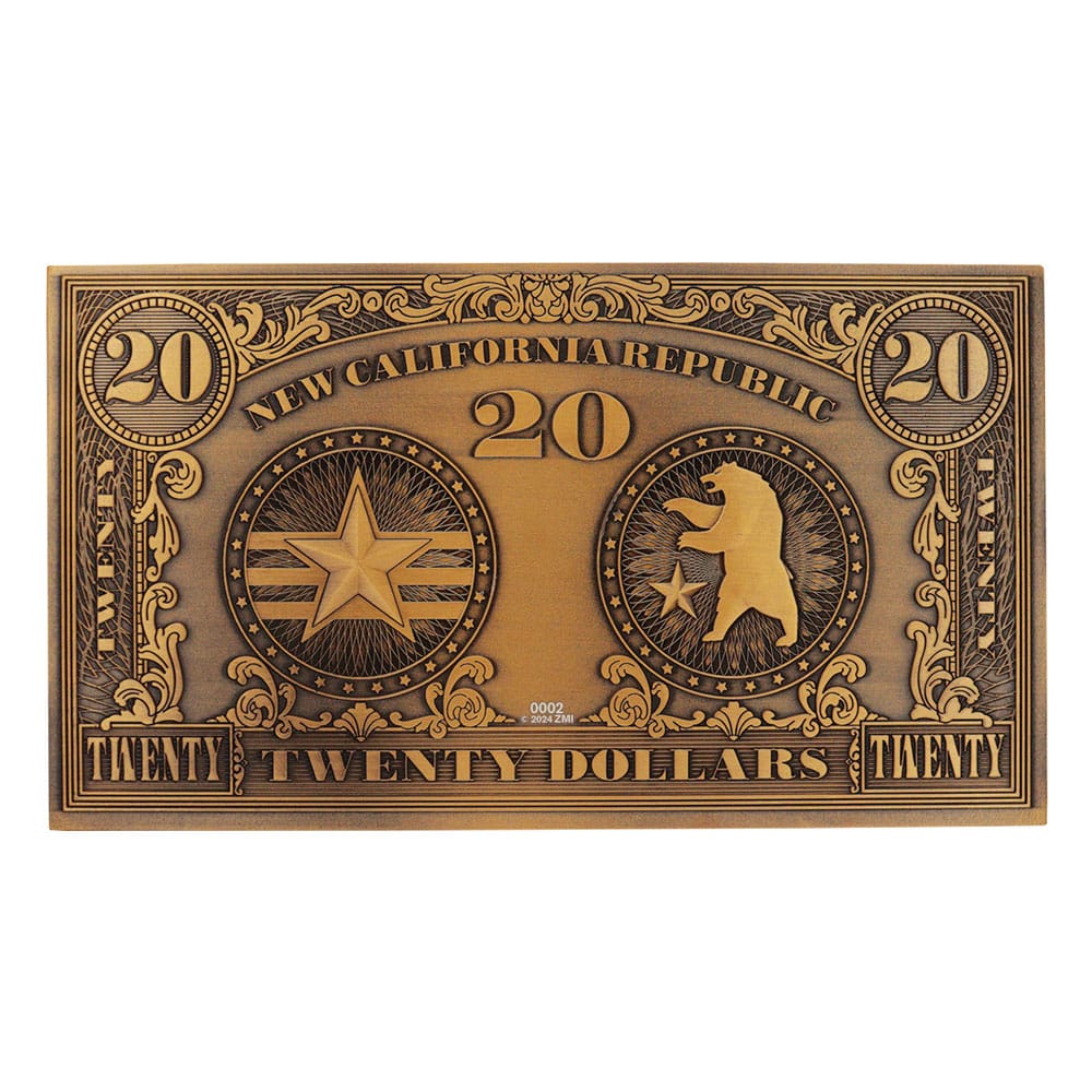 Fallout New Vegas NCR 20 Dollar Bill Fallout Replica Limited Edition